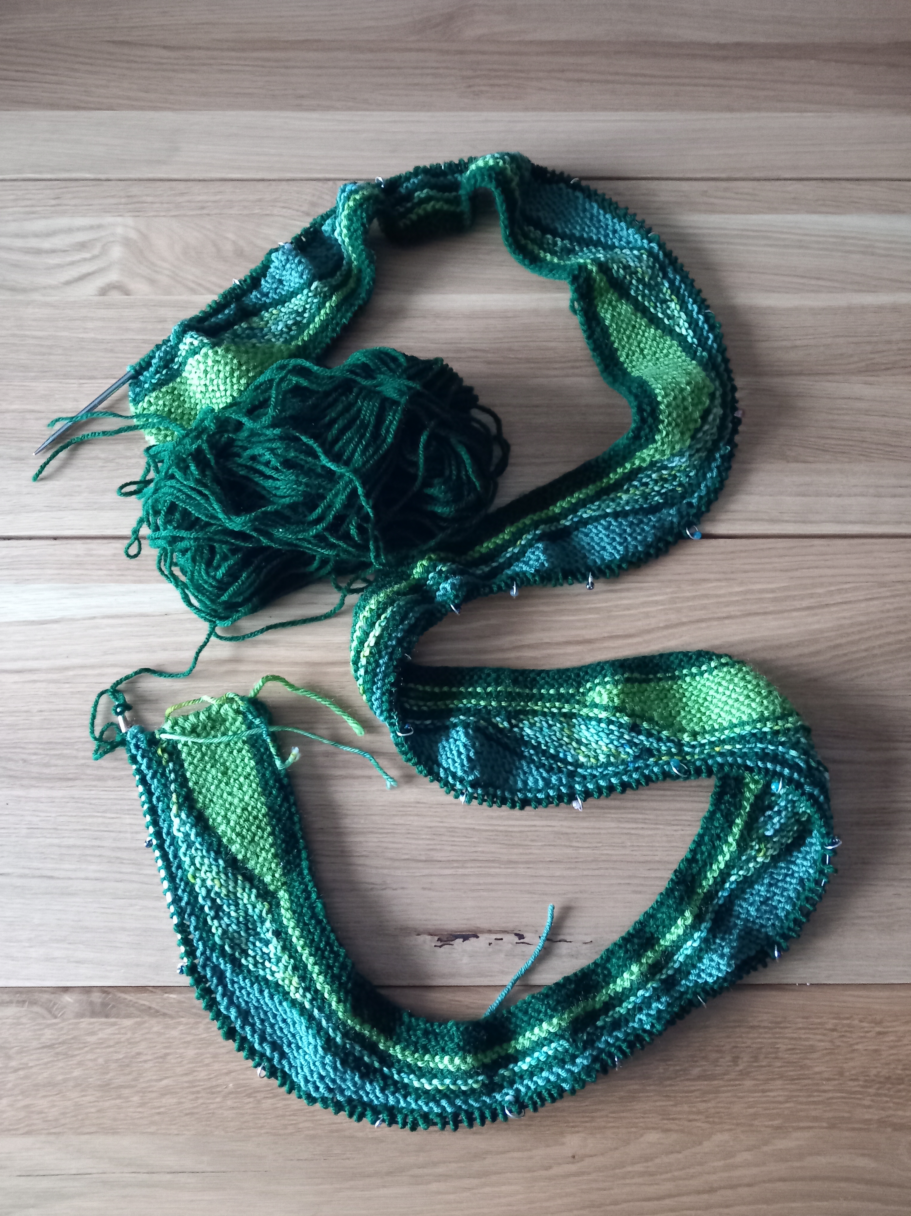 WiP Wednesday: Topographical Scarf
