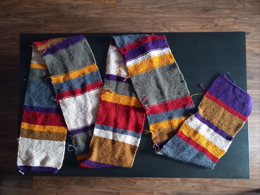 Doctor Who Scarf: Knit is Done