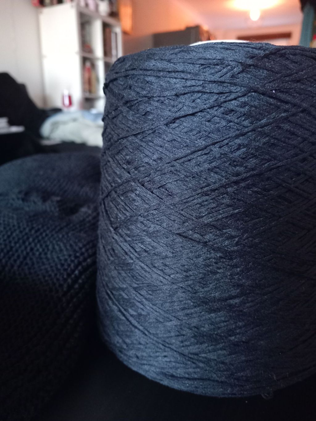 Trying Tape Yarn