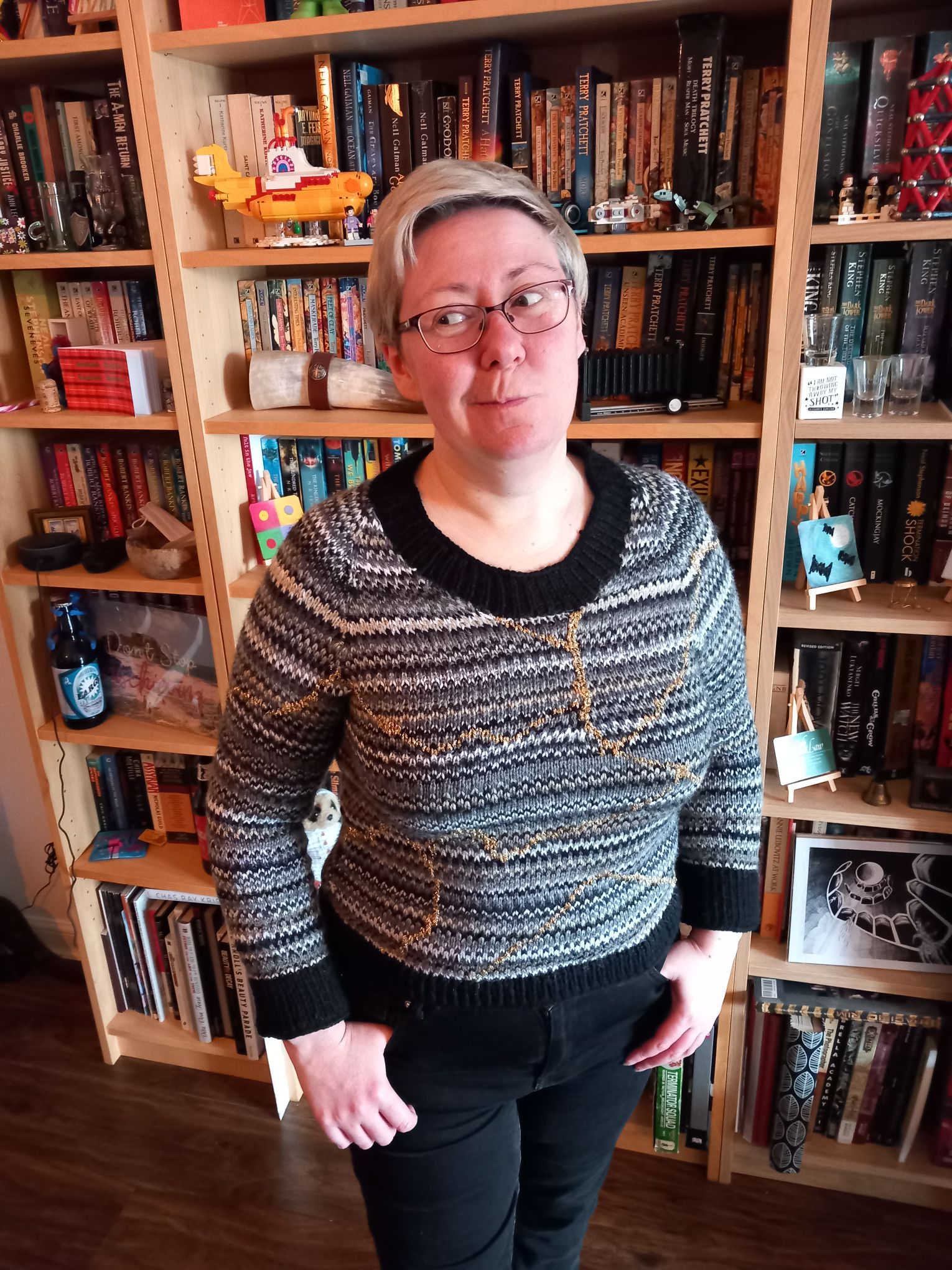 Broken Glass Sweater (or the project formerly known as Glass Brick