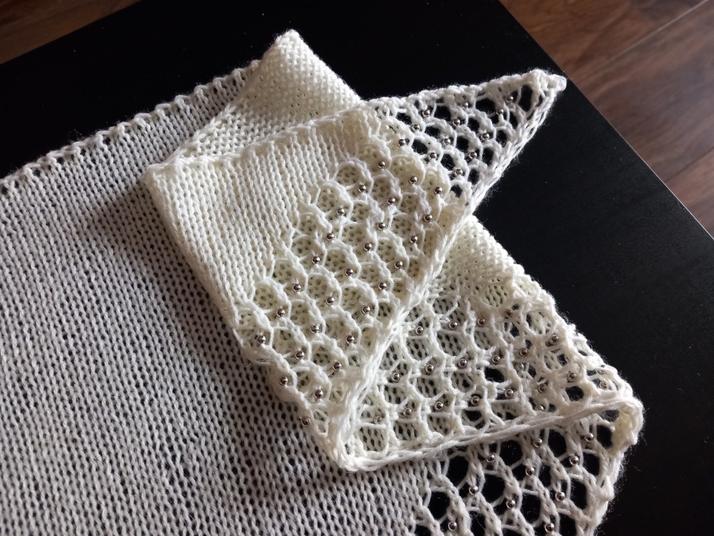 Snuggly Beaded Shawl