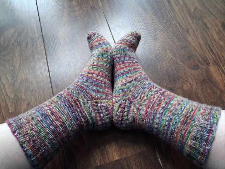 My First Socks! – The Crafty Yarnster